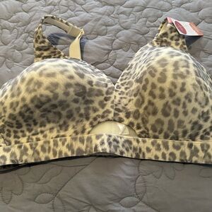 Cacique Leopard Print Bra No Wire